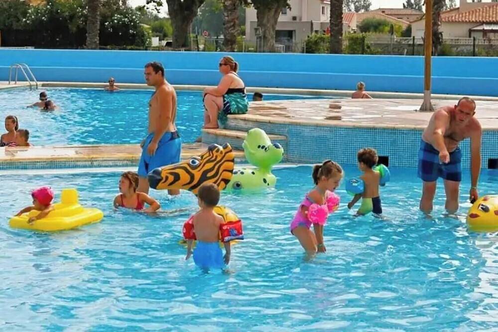 Zecamping 3 étoiles piscine chauffée locatif Bbq 19m2 in Argentonnay, Deux-Sèvres