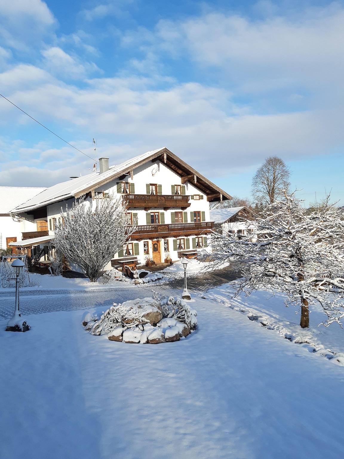 Sträublhof - Appartement Heustadl, bis 2 Personen, Balkon, 21 qm in Wonneberg, Rupertiwinkel