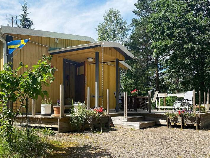 Ferienhaus für 6 Personen, mit Terrasse und Seeblick