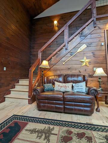 Log Cabin for 8 People in Blue Ridge Mountains, Chattahoochee National Forest, Photo 2
