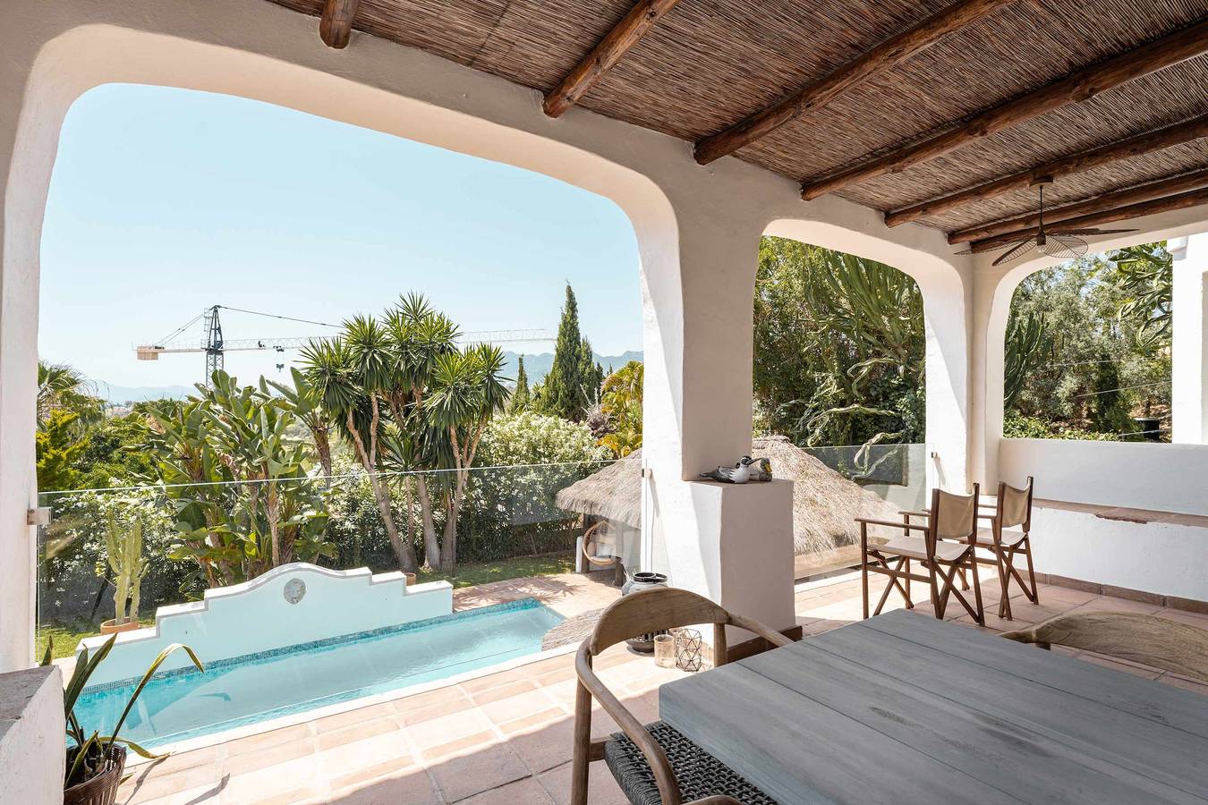 Villa Los Olivos I Private Pool Sea Views & Marbella Charm in Las Chapas, Marbella