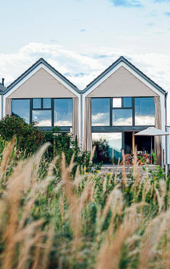 Ferienhaus für 4 Personen, mit Terrasse und Sauna sowie Ausblick
