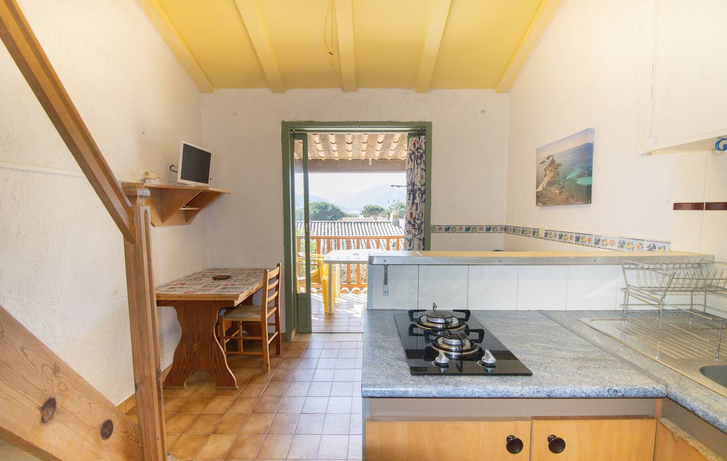 Appartement entier, Appartement « Le Sei » avec vue mer, Wi-Fi et climatisation in Appietto, Golfe de Sagone