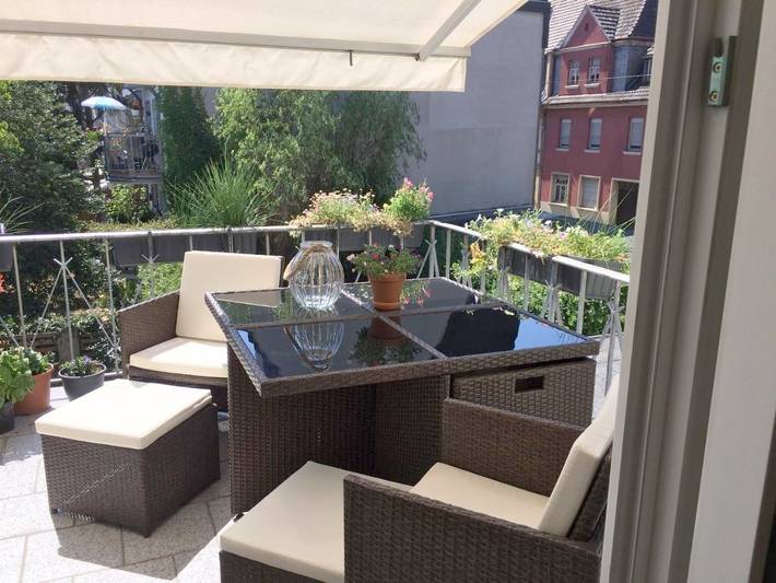 Vakantiewoning voor 2 personen, with Balkon and Terras as well as Uitzicht in Troisdorf