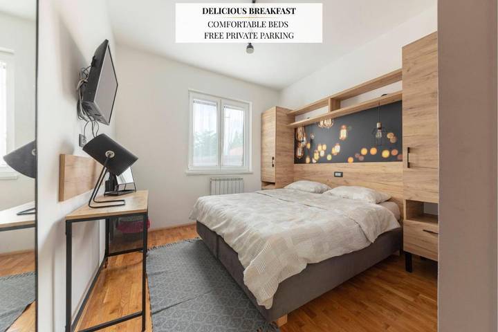 Maison d’hôte pour 4 personnes, avec vue et jardin