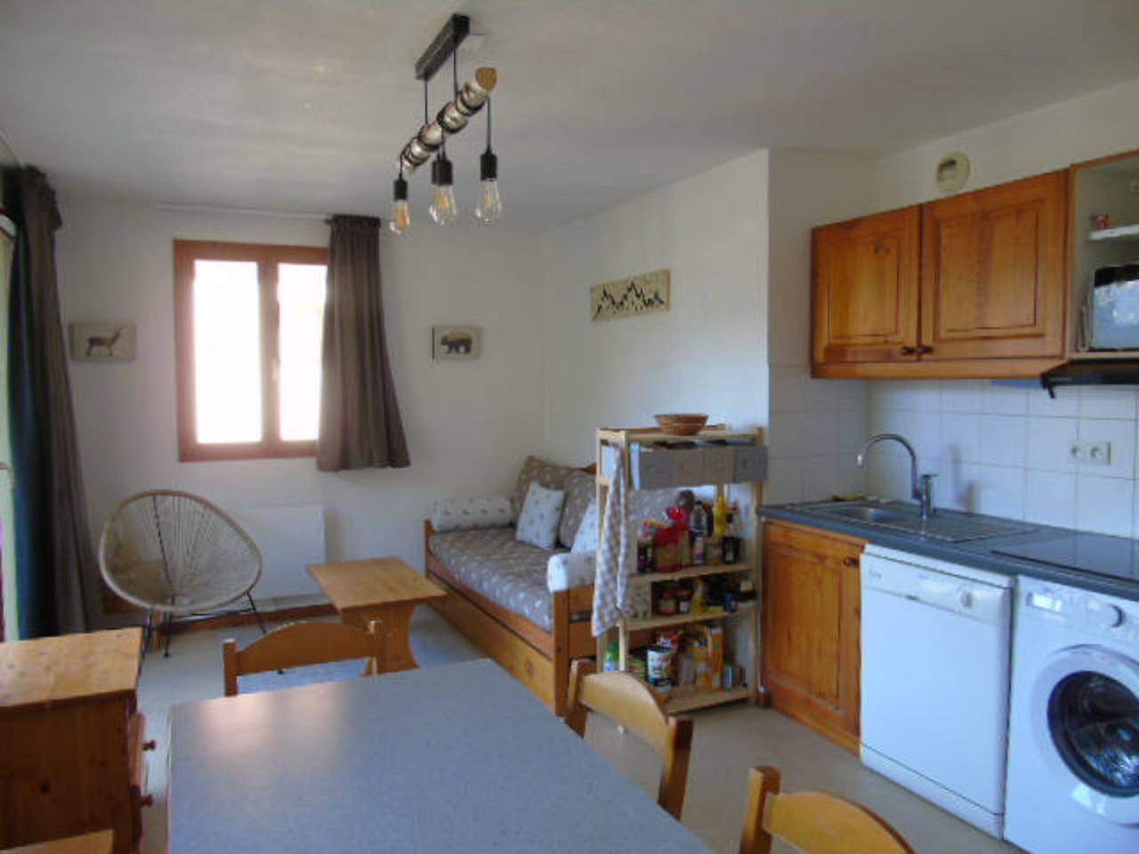 Appartement entier, Appartement 3P+Cabine, 8 pers, proche remontées, parking in Valfréjus, Modane