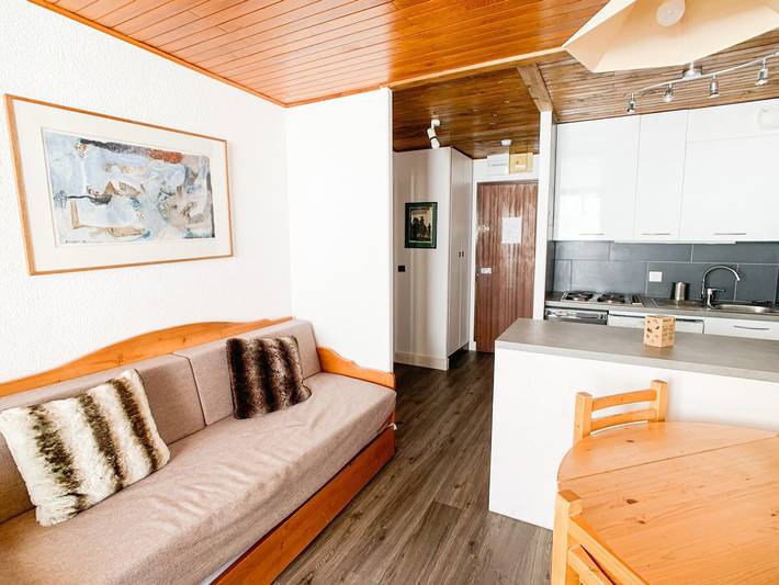 Appartement de vacances pour 6 personnes, avec balcon à Tignes