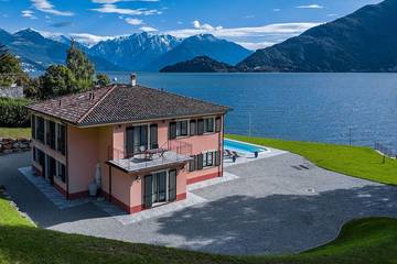 Villa für 14 Personen, mit Terrasse und Garten, mit Haustier in Pianello del Lario