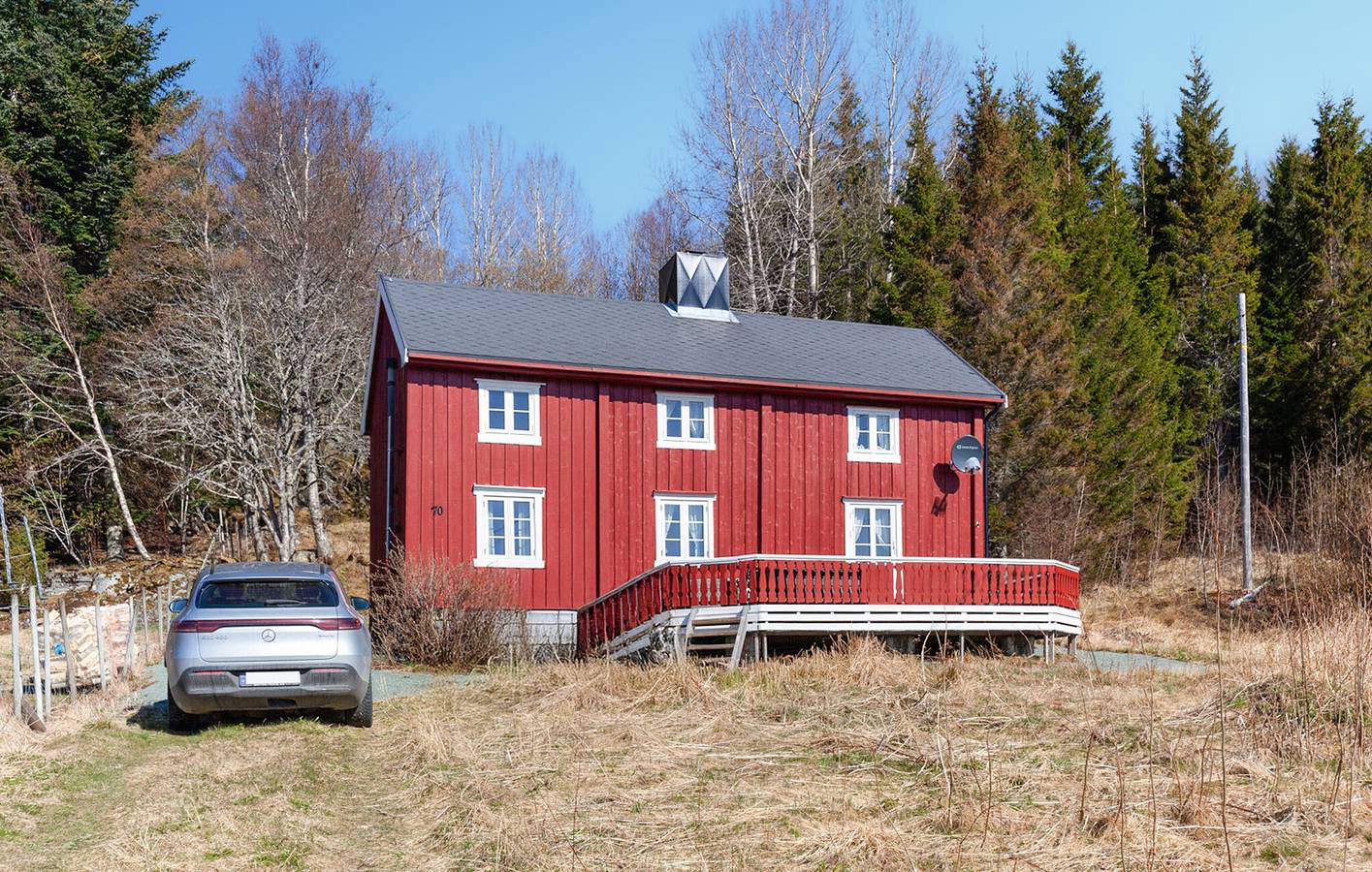 Casa vacanza per 6 persone con terrazza in Bjugn