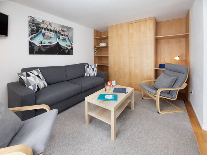 Chalé para 4 pessoas, com jardim e terraço em Suíça