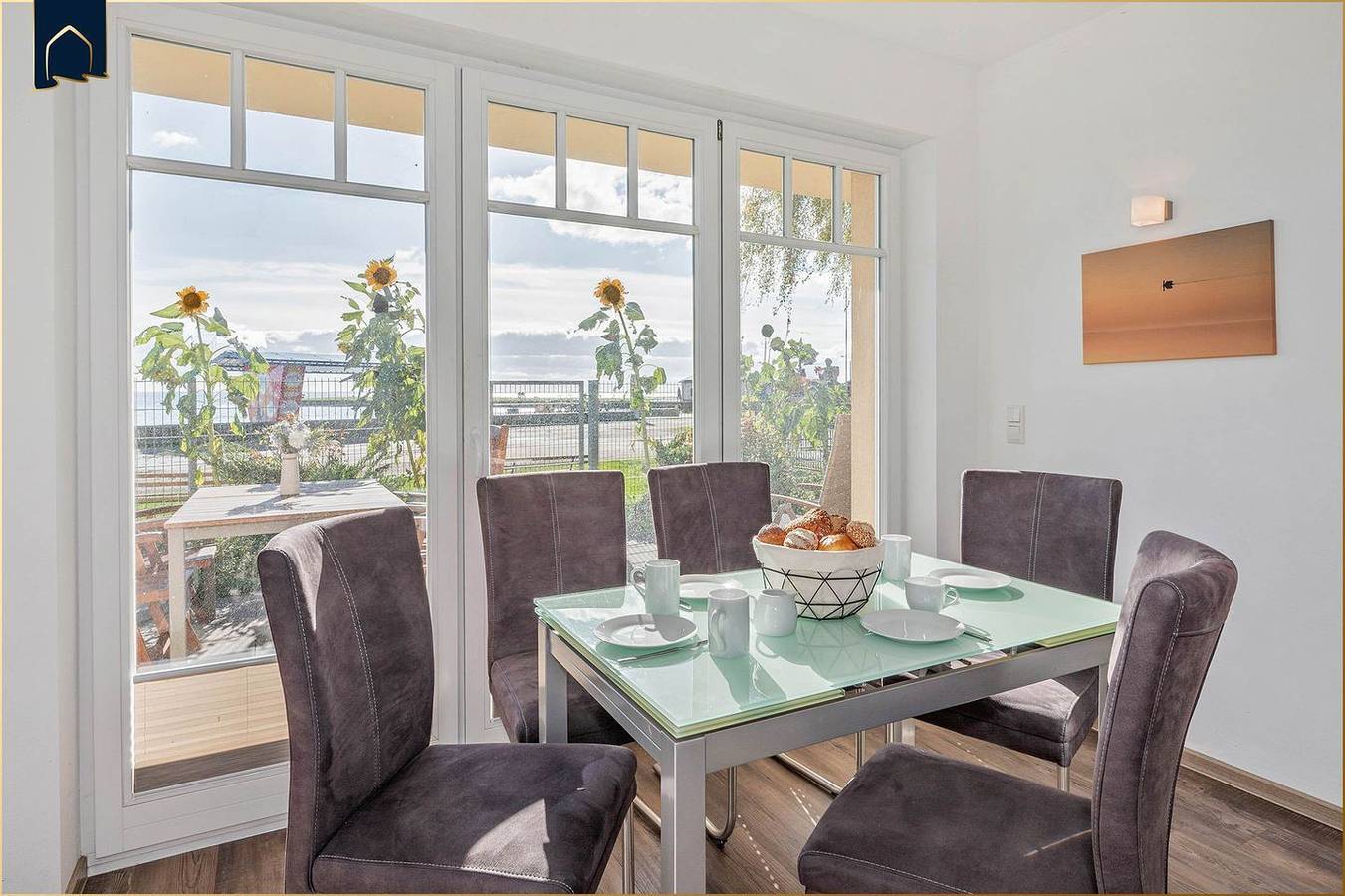 Ganze Wohnung, Traumhafte Ferienwohnung mit außergewöhnlichem Haffblick in Kamminke, Usedom