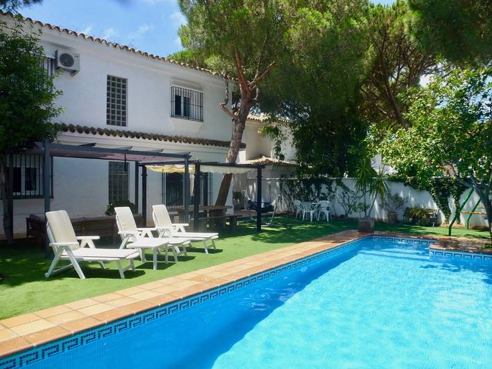 Chalet para 8 personas, con Jardín y Piscina en Sancti Petri