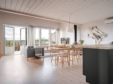 Ferienhaus für 8 Personen, mit Terrasse und Sauna, mit Haustier in Nordschweden