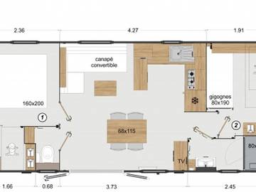 Camping voor 4 Personen in Bellême, Parc naturel régional du Perche, Afbeelding 1