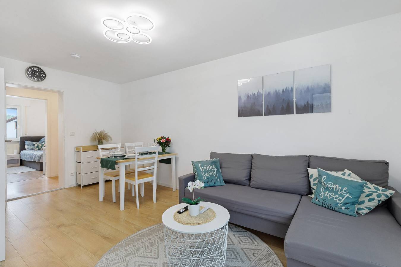 Ganze Wohnung, Apartment 'Wohnen Auf Zeit - 3P' mit Balkon und Wlan in Oberkochen, Erlebnisregion Ostalb region