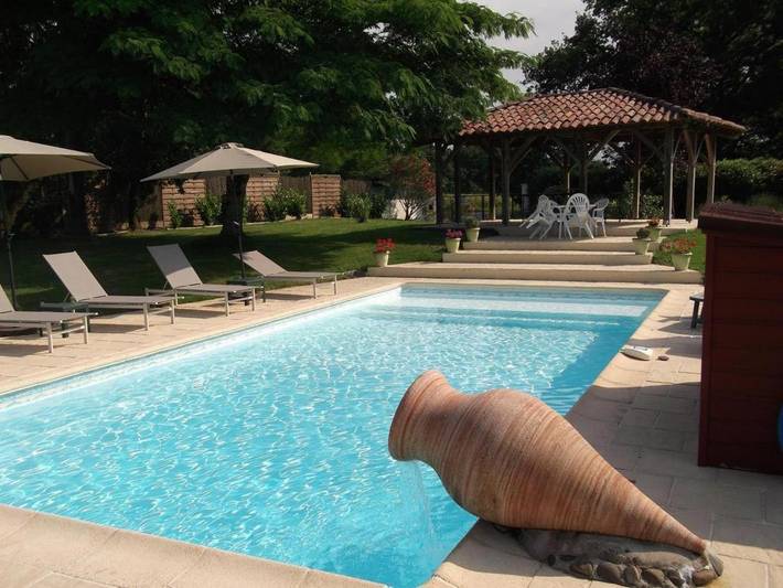 Maison de vacances pour 4 personnes, avec piscine et jardin