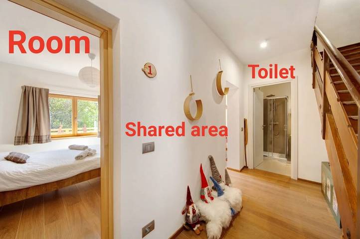 Zimmer für 2 Personen, mit Garten, mit Haustier - 1