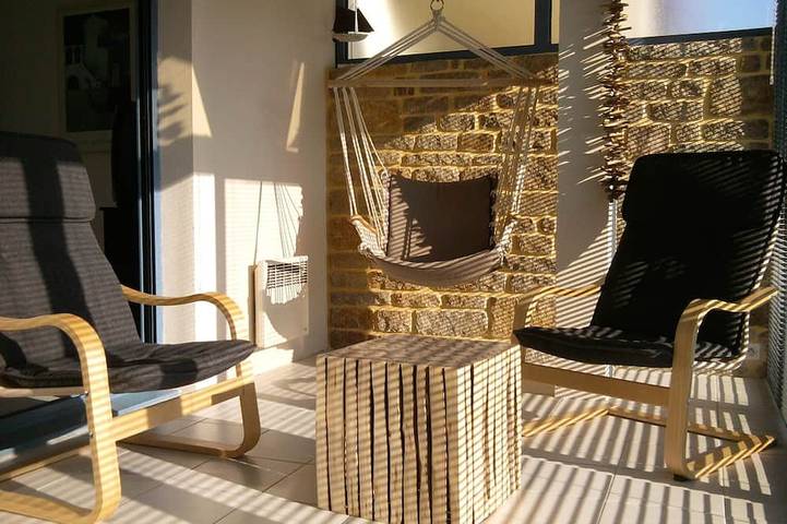 Gîte pour 4 personnes, avec jardin dans Plage du Ruguel