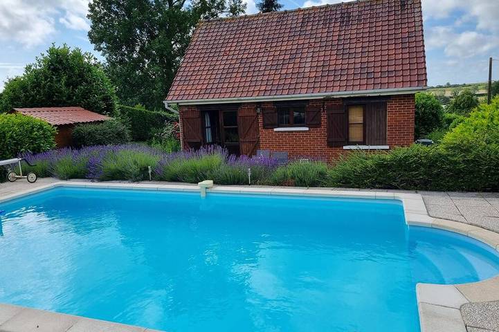 Ferienhaus für 6 Personen, mit Terrasse und Garten sowie Pool, mit Haustier - 1