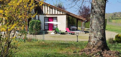 Gîte pour 3 personnes, avec jardin et terrasse, animaux acceptés dans le Gers