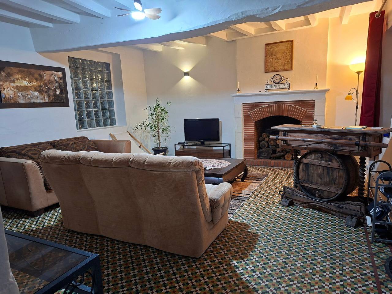 Maisonfrancolatine – Haus mit Parkplatz, Terrasse und Garten in Sainte-Maure-de-Touraine, Chinon und Umgebung