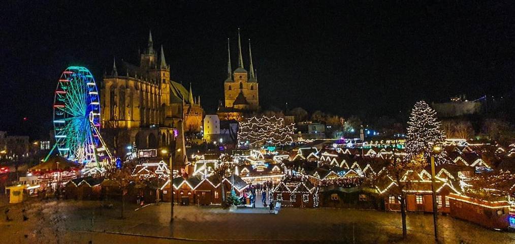 Ferienwohnung für 4 Personen, mit Ausblick in Weihnachtsmarkt Erfurt - 2