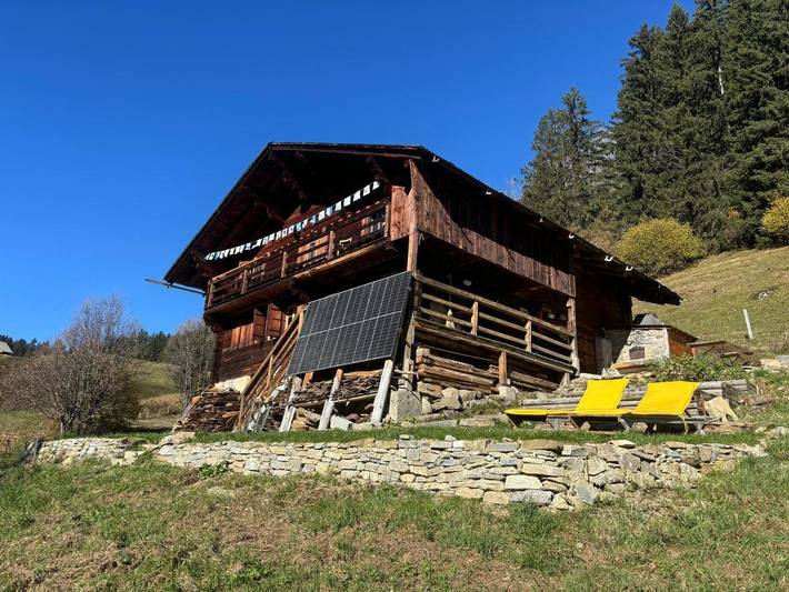Chalet für 14 Personen, mit Balkon und Terrasse sowie Garten und Ausblick in Ormont-Dessus (Les Diablerets)