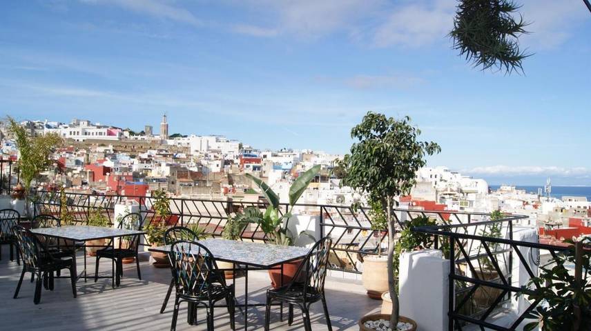 Riad pour 4 personnes, avec terrasse à Tanger