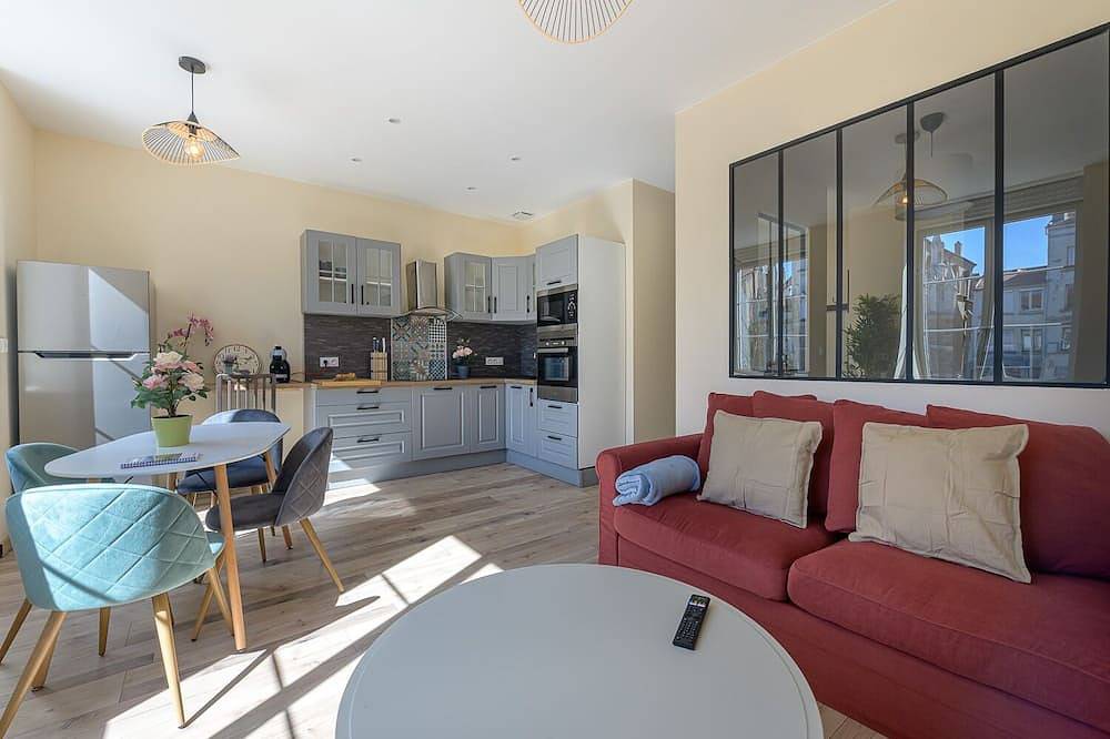 Entire apartment, Black Pearl in Saint-Étienne, Pilat Regional Nature Park