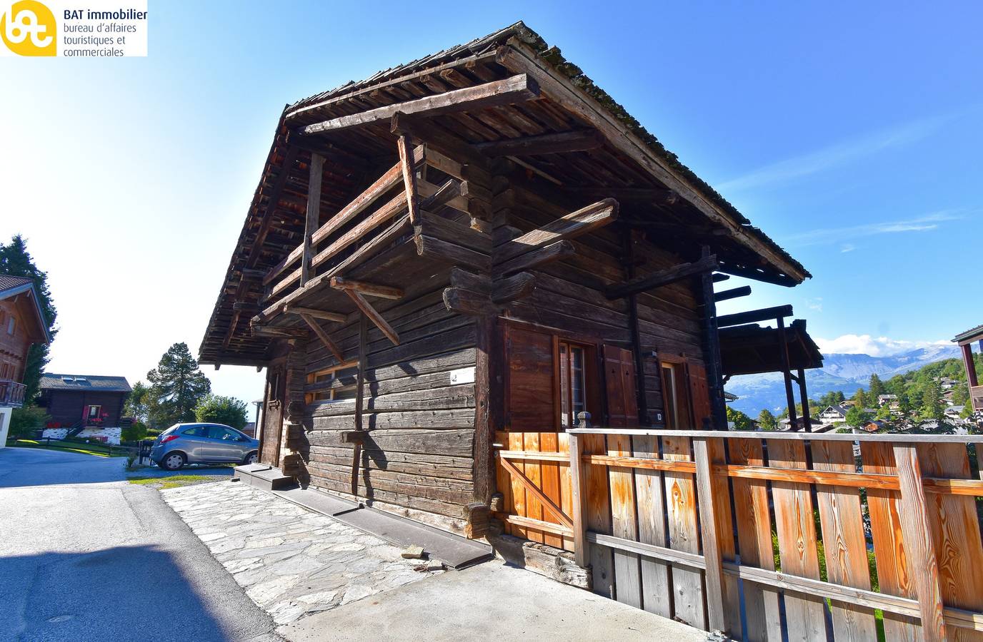Raccard les Arolles n° 15,  komplett renovierter Waschraum im Zentrum von Vercorin in Chalais (Schweiz), Walliser Alpen