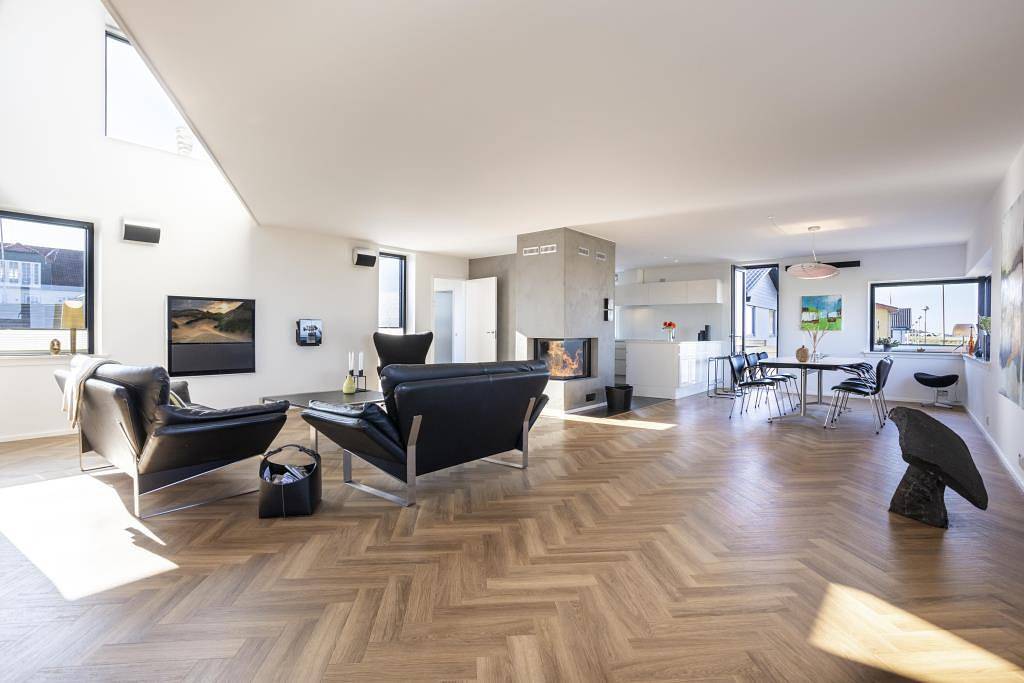 Modernes und großes Ferienhaus mit atemberaubendem Meerblick in Hirtshals, Hirtshals region