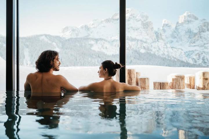 Ferienhaus für 6 Personen, mit Sauna und Ausblick sowie Garten und Pool, mit Haustier in Corvara in Badia - 2