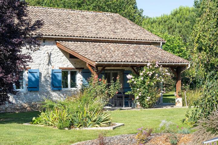 Maison de vacances pour 5 personnes, avec jardin dans le Lot-et-Garonne
