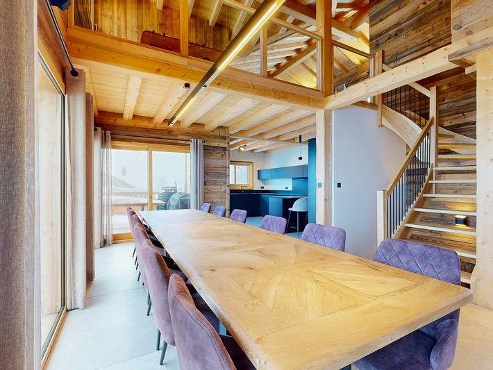 Chalet pour 15 personnes, avec sauna ainsi que terrasse et jacuzzi dans Le Corbier - 2