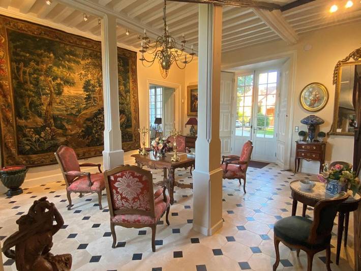 Gîte pour 2 personnes, avec vue et jardin à Bouesse