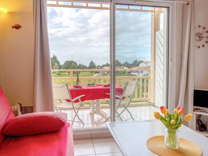 Holiday rental for 2 people, with balcony and garden in Pornic