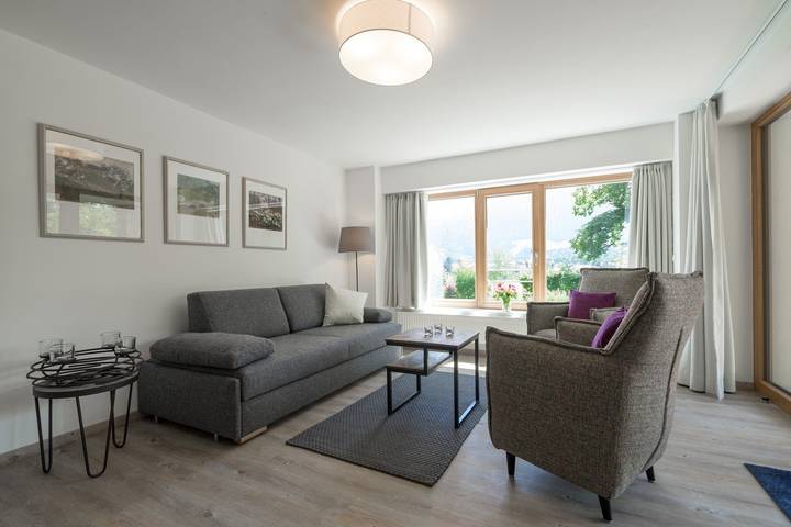 Gîte pour 4 personnes, avec jardin ainsi que vue et terrasse, adapté aux familles à Oberstdorf - 3