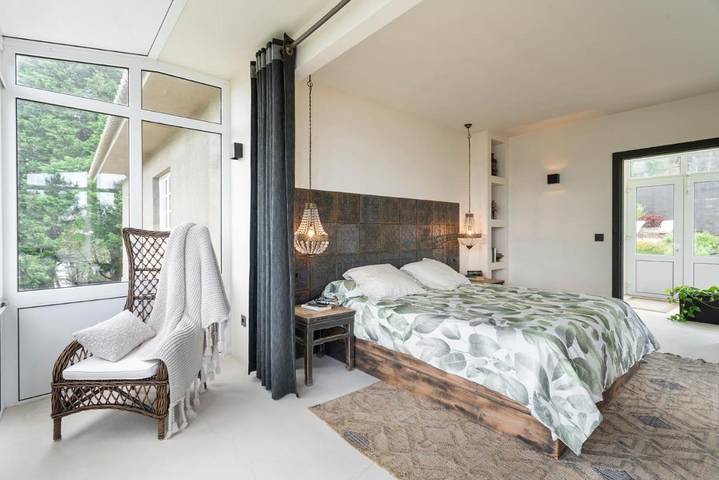 Chalet para 6 personas, con piscina además de jardín y vistas, Se admiten mascotas en Comarca de Noia - 4