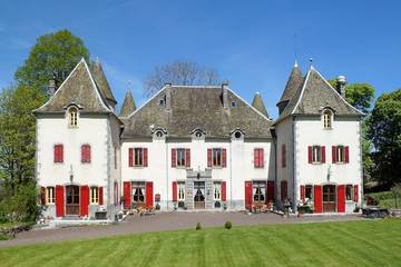 Château pour 18 personnes, avec piscine ainsi que jacuzzi et jardin dans le Puy-de-Dôme