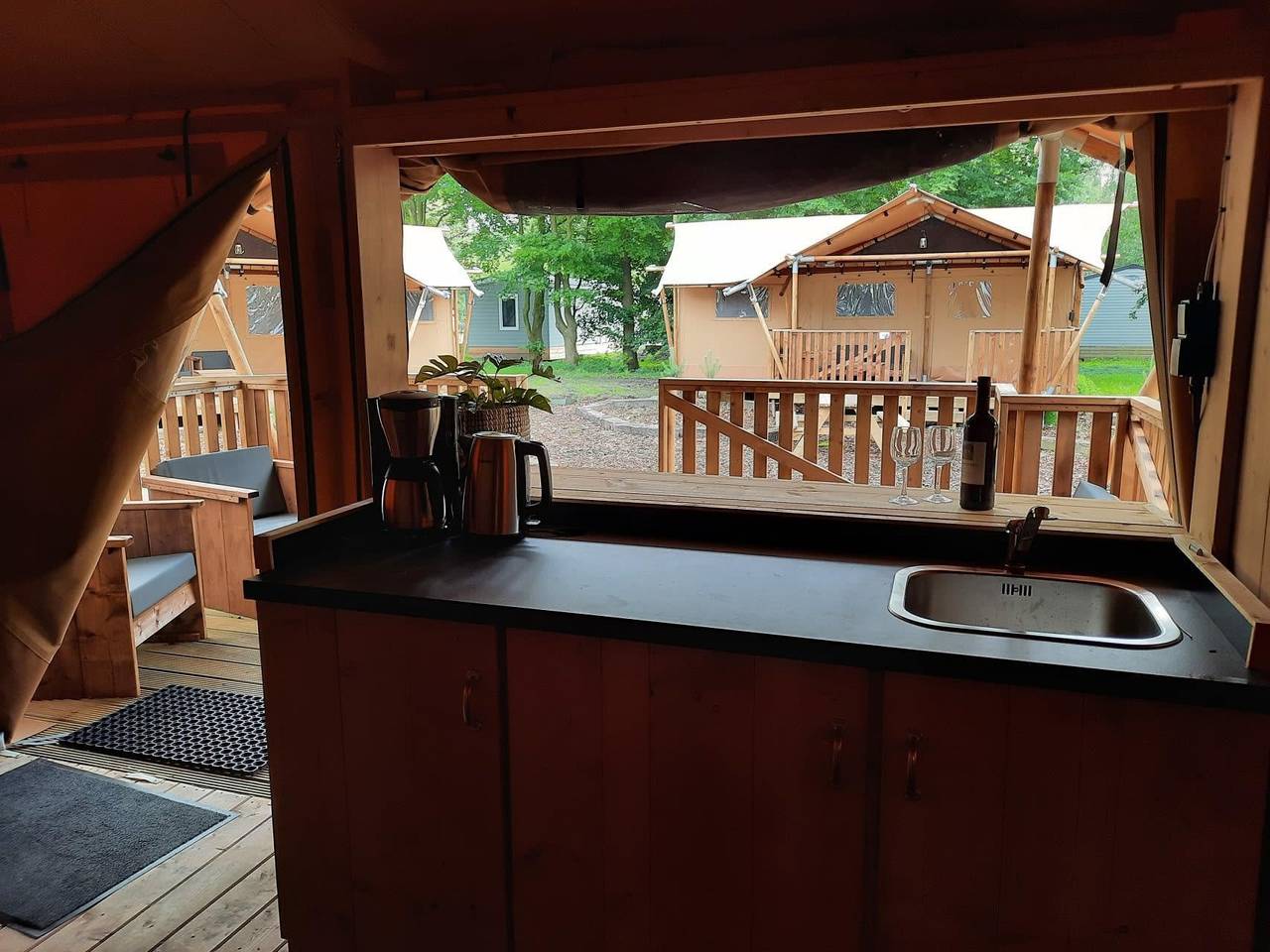 Europarcs Het Amsterdamse Bos — Lodgetent Community 16  in Nordholland
