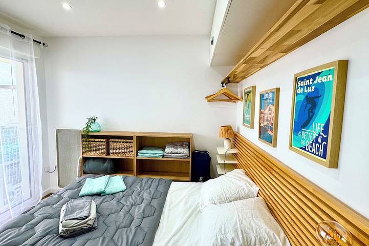 Appartement entier, Caporizon - Bidaia-face au Golf-T2 Cosy-Piscine chauffée in Ciboure, Région de Bayonne