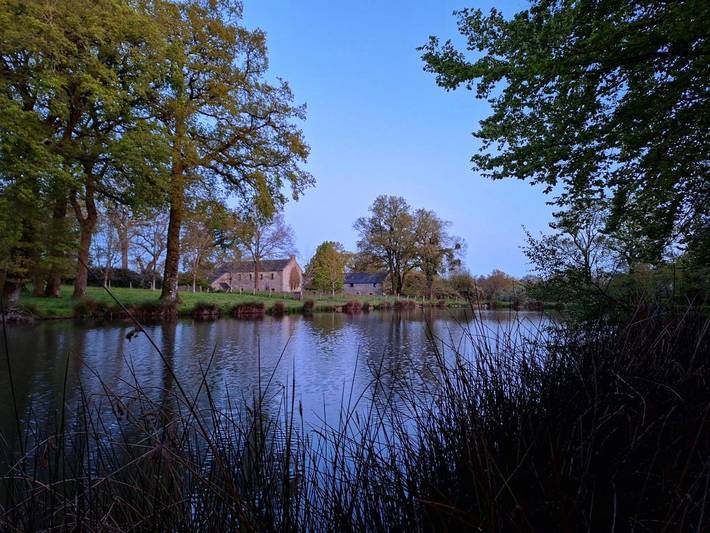 Gîte pour 15 personnes, avec vue ainsi que jardin et vue sur le lac à La Vraie-Croix - 4