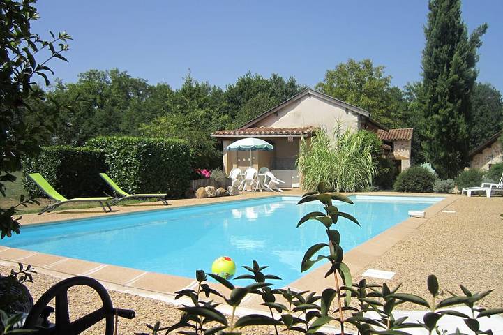 Location de vacances pour 7 personnes, avec Balcon et Jardin à Saint-Martin-de-Fressengeas