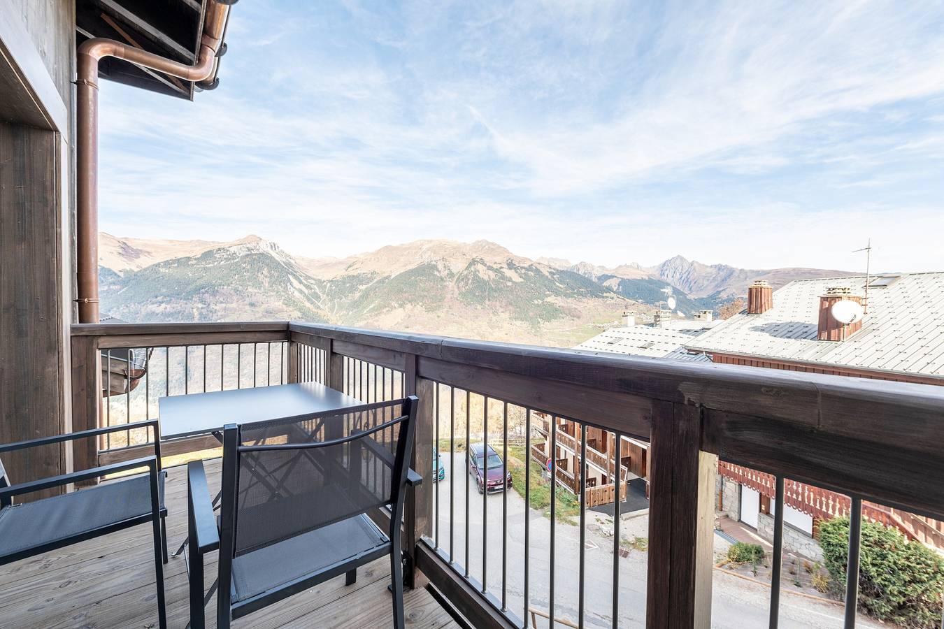 Apartamento entero, Apartamento "L'écrin Des Sapins" con vistas al Mont Blanc, balcón y Wi-Fi in La Plagne, Aime-la-Plagne