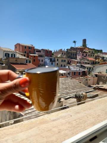 Gîte pour 3 personnes, avec terrasse et vue à Vernazza