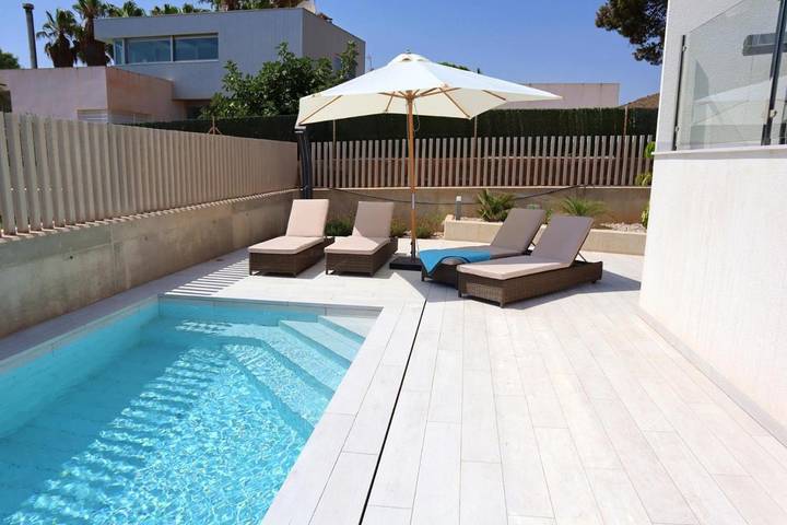 Location de vacances pour 8 personnes, avec piscine ainsi que jardin et vue à La Azohía - 3