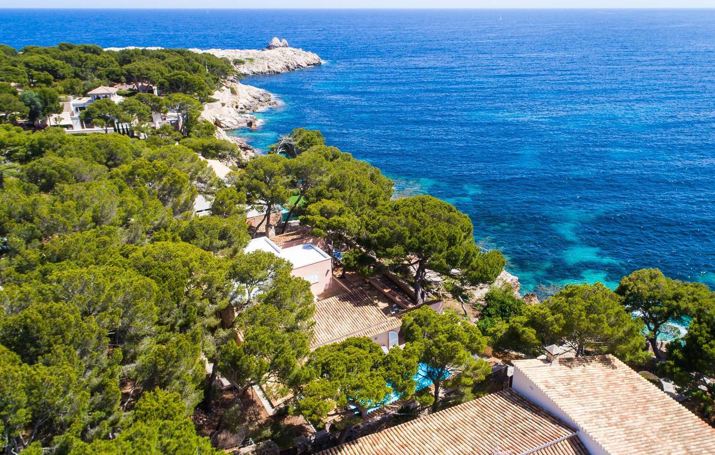 Apartment mit Meerblick, Pool, Küche und AC in Strandnähe in Cala Ratjada, Capdepera