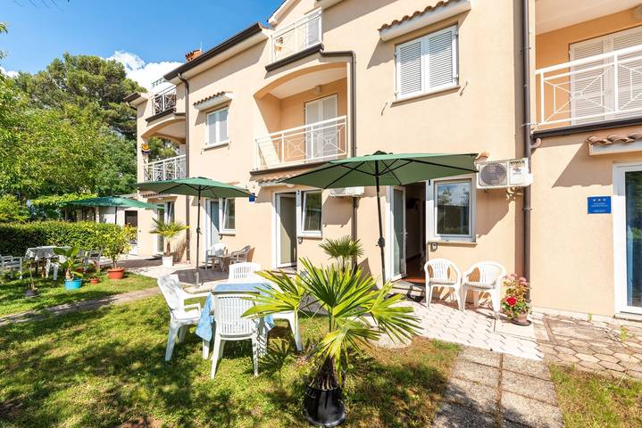 Zimmer für 2 Personen, mit Balkon/Terrasse, mit Haustier in Poreč