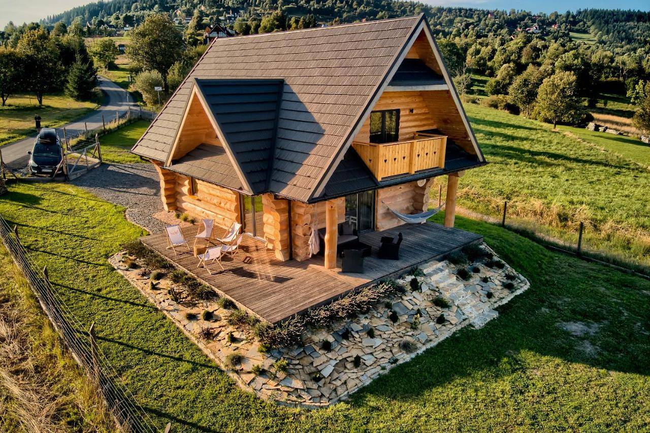 Domek w górach z balią jacuzzi Asina Chata Zawoja in Zawoja, Karpaty (Polska)