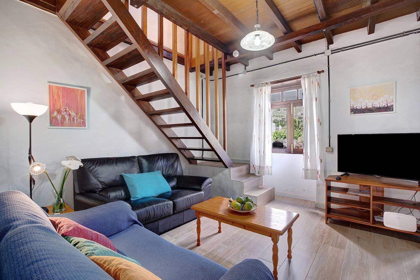 Ferienhaus 'Casa La Zahorra' mit Bergblick, privater Terrasse und Wlan in Los Pedregales, Buenavista del Norte